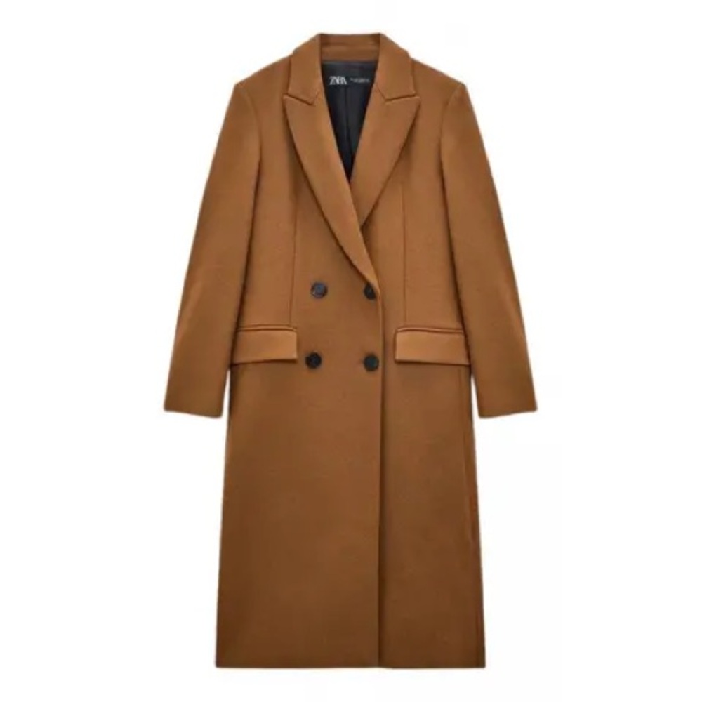 ZARA LONG WOOL BLEND COAT